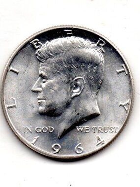 Near Uncirculated 1964 D John F Kennedy Half Dollar - Excellent condition